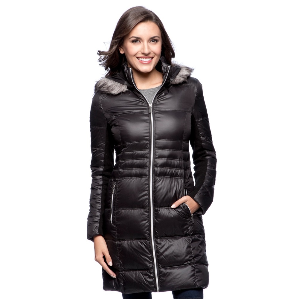 BCBG Women’s packable down jacket